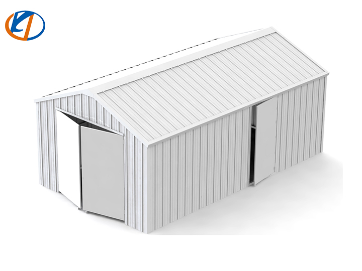 k1220 12FTx20FT Single Garage Metal Shed