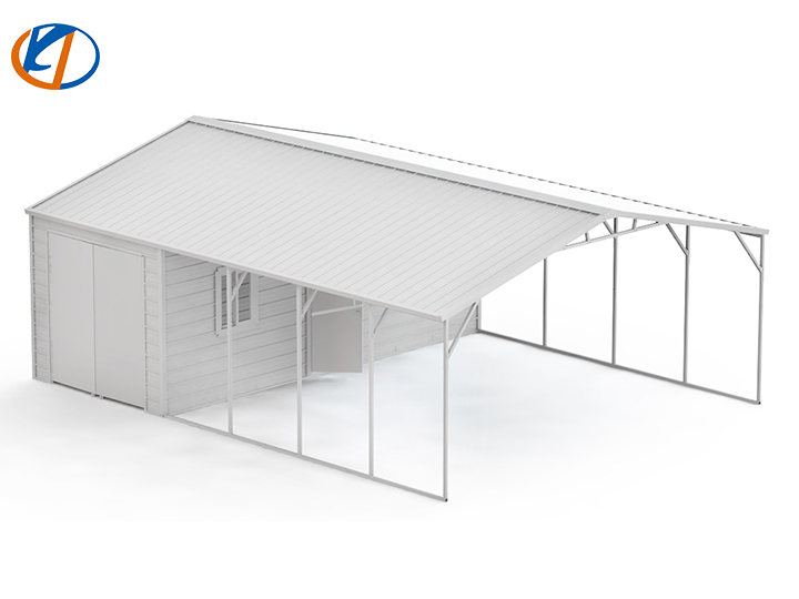 K2430T 24FT x 30FT Metal Garage