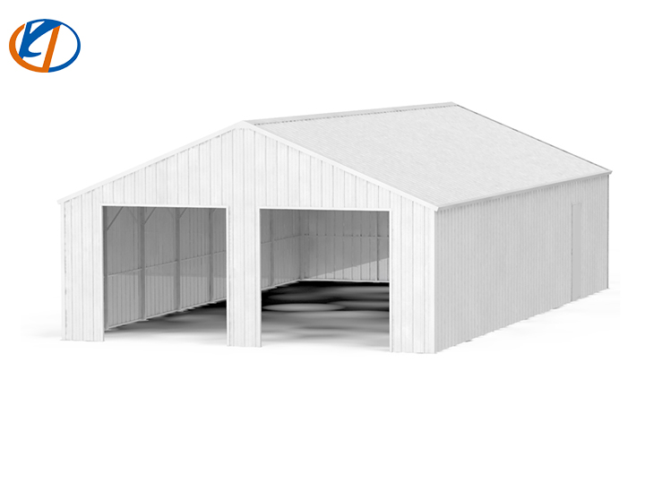 ☆THE GARAGE type27 K4525 45FT x 25FT Double Garage Steel Barn Shed-Kaijian Metal