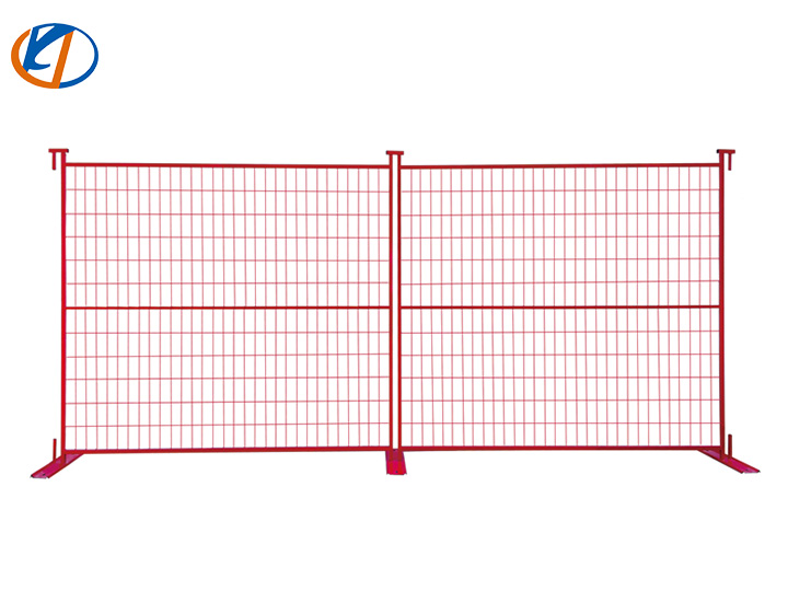K0708 (75 pcs) Red Construction Site Fence