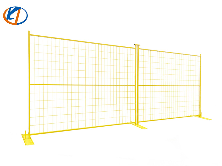 K0708Y (75 pcs)  Yellow Construction Site Fence