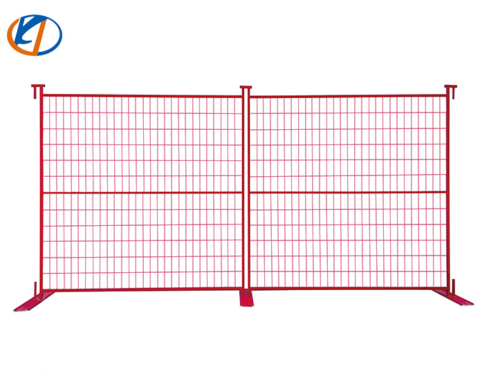 K1822  Red Construction Site Fence
