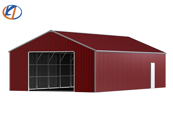 KJ K2545G 45ft x 25 ft Metal Garage